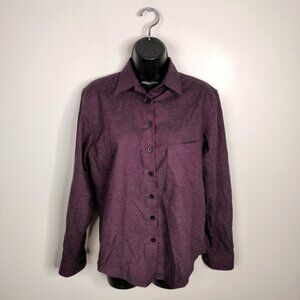 Pomp Canada Cashmere Proper Tailored Fit Technical Quiet Luxury Unisex Shirt S